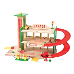 Garage macchine e i suoi 11 accessori - Bassetto Bimbi, Arredamento e  accessori per bambini