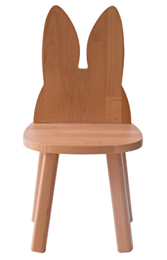 sedia coniglio in legno di faggio naturale - Bassetto Bimbi, Arredamento e  accessori per bambini